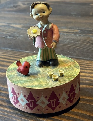 Music box vintage legno - vintage, in