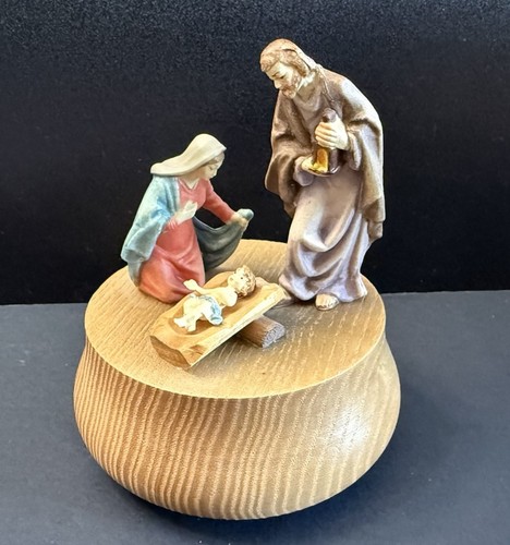 Music box natività legno - music,