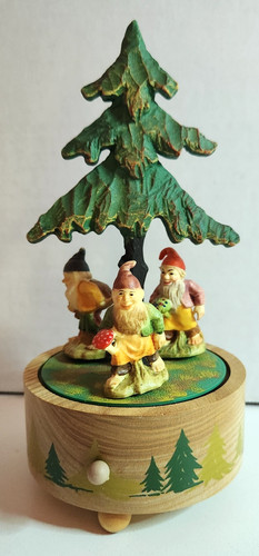 Music box vintage anri elfo - music,
