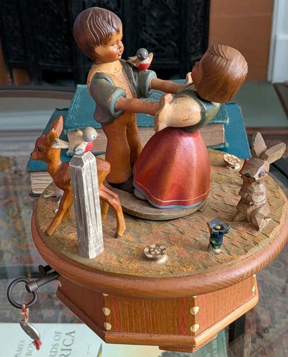 Music box vintage thorens anri - box,