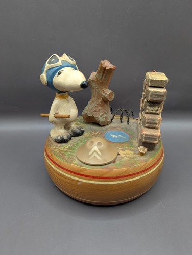 Music box vintage anri peanuts - vintage,
