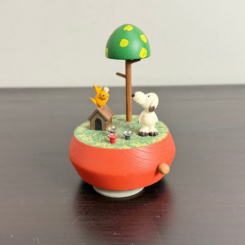 Music box vintage anri peanuts - vintage,