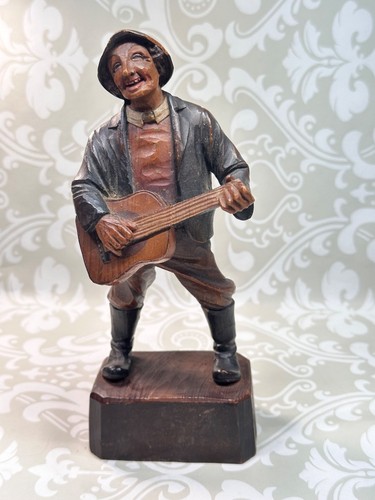 Statuina vintage anri legno - statuina,
